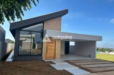 Casa em condomínio fechado com 3 quartos à venda na Rua João Silvio de Lara Machado, Jardim Carvalho, Ponta Grossa