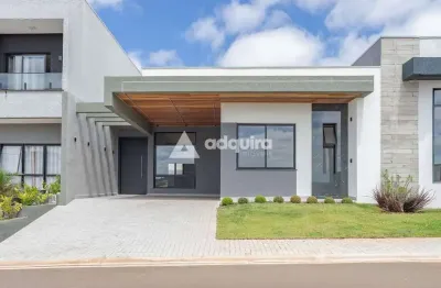 Casa à venda no condomínio reserva ecoville 1, contorno, ponta grossa, pr