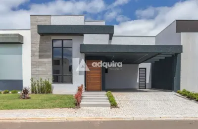 Casa à venda no condomínio reserva ecoville 1, contorno, ponta grossa, pr