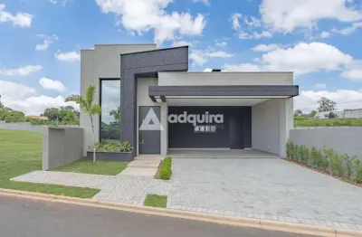 Casa à venda no condomínio Bosque Mistral, Jardim Carvalho, Ponta Grossa, PR