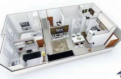 Apartamento com 2 quartos à venda no Eldorado, Timóteo 