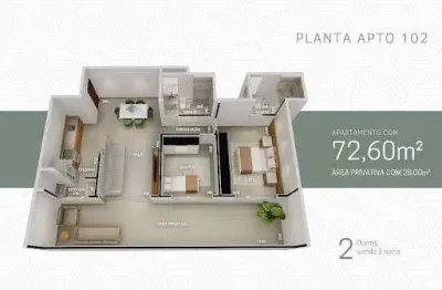 Apartamento com 2 quartos à venda na Vila dos Técnicos, Timóteo 