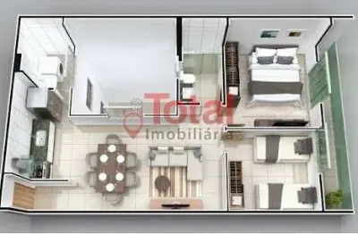 Apartamento com 2 quartos à venda no Eldorado, Timóteo 