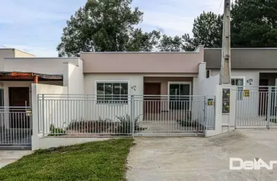 Casa térrea (geminada) - r$ 259.000,00 - novinha - 61,02m2 - bairro bom jesus/rio negro-pr.