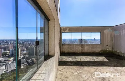 Cobertura dupléx no centro de curitiba - com vista espetacular - 130m2 privativos - r$ 990.000,00