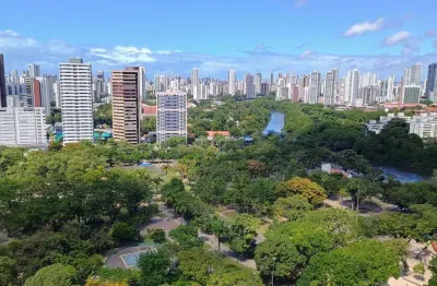 Apartamento à venda com 04 quatro suítes, 335 m², vista linda para o parque da jaqueira e rio capibaribe.