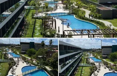 Flat com 1 dormitório à venda, 32 m² por r$ 450.000,00 - porto de galinhas - ipojuca/pe