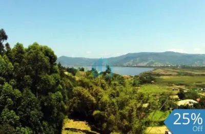 Amplo terreno com linda vista p/ lagoa, bairro ferrugem, em garopaba!