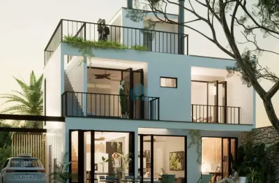 Belas casas localizadas no condomínio la pedrera, na praia da barra, em garopaba!
