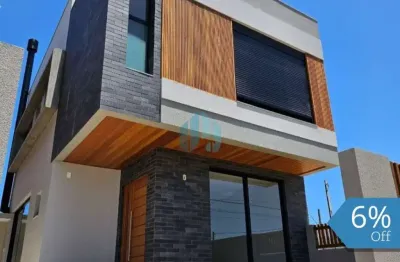 Linda casa nova, próxima ao centro e praia central, ambrósio | garopaba - sc