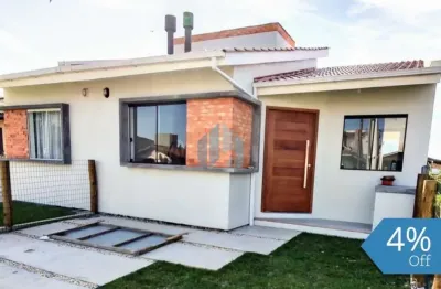 Bela casa térrea nova, a 3,8 km da praia central, areias de palhocinha | garopaba - sc