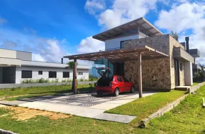 Linda casa de alto padrão, em condomínio fechado, condomínio rosa internacional, praia do rosa | imbituba - sc