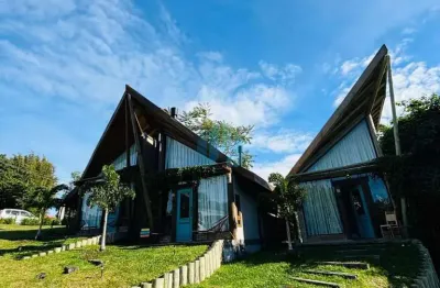 Linda pousada com três lofts, na praia do rosa, ibiraquera | imbituba - sc