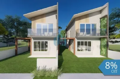 Belas casas localizadas no loteamento quinta das palmeiras, campo duna | garopaba - sc