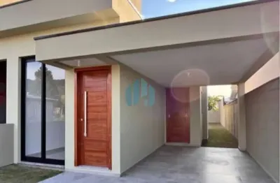 Bela casa térrea nova, a 7 km da praia da gamboa, areias | paulo lopes - sc