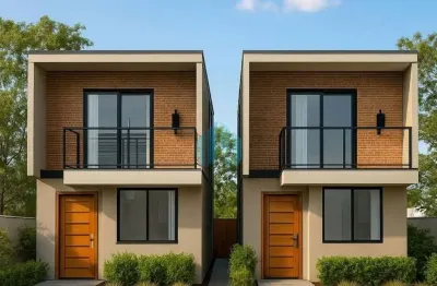 Belos sobrados localizados no loteamento pedra branca, areias de palhocinha | garopaba - sc