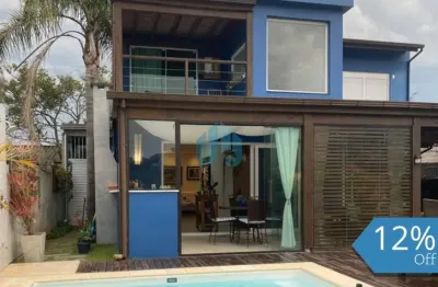 Bela casa localizada no loteamento village, ambrósio | garopaba - sc