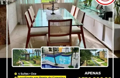 Vendo excelente apartamento pé na areia em ponta de campina