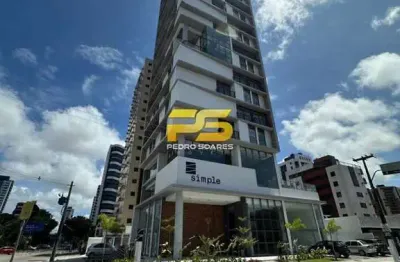 Flat vista mar a venda no bairro de manaira em joão pessoa, pb.