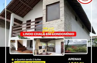 Chalé residencial em condomínio com 3 quartos à venda, bananeiras
