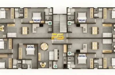 Apartamento com 2 quartos à venda, jardim oceania - joão pessoa