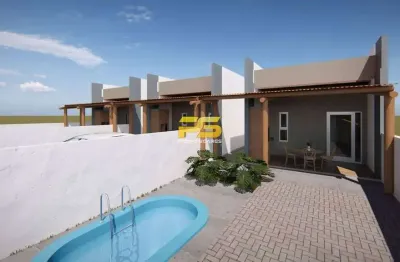 Pré-lançamento de 20 casa em carapibus no saint ana beach house r$ 239.000,00 cada
