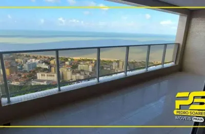 Apartamento com 4 dormitórios para alugar, 273 m² por r$ 8.100,00/mês - altiplano - joão pessoa/pb