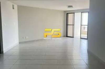 Apartamento com 4 quartos, 165 m², aluguel por r$ 6.200/mês- manaíra - joão pessoa/pb