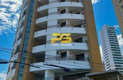 Apartamento com 4 quartos, 165 m², aluguel por r$ 6.200/mês- manaíra - joão pessoa/pb