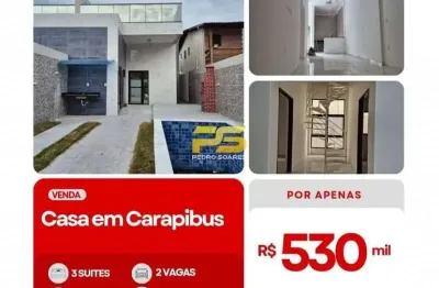 Casa com 3 quartos à venda na Rua Projetada, S/N, Carapibus, Conde
