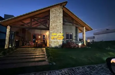 Casa de alto padrão com 180m² para venda em condomínio fechado | bananeiras - pb