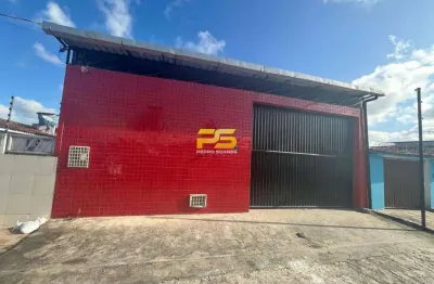 Excelente galpão com 250 metros a venda no bairro de tibiri em santa rita - pb