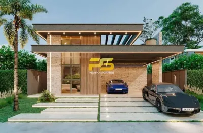 CASA DE ALTO PADRAO EM CONDOMÍNIO FECHADO COM 190m² DE ÁREA PRIVADO À VENDA