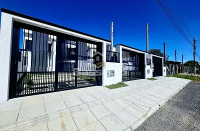 Casa nova com excelente acabamento em nova tramandaí e 3 quartos