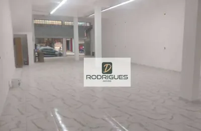 Salão para alugar, 276 m² por r$ 10.800/mês - parque das nações - santo andré/sp