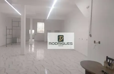Salão para alugar, 276 m² por r$ 10.800/mês - parque das nações - santo andré/sp