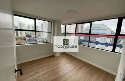 Sala para alugar, 50 m² por r$1.500/mês - centro - santo andré/sp