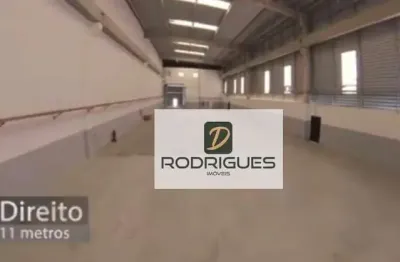Galpão para alugar, 1300 m² por r$ 40.000,00/mês - parque são vicente - mauá/sp