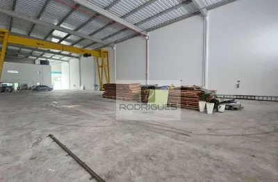 Galpão para alugar, 1537 m² por r$ 44.000,00/mês - planalto - são bernardo do campo/sp