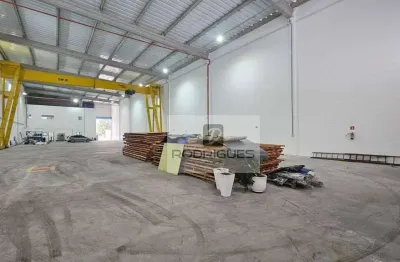 Galpão para alugar, 1639 m² por r$ 44.253,00/mês - planalto - são bernardo do campo/sp