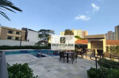 Apartamento 3 suíte para compra, 135 m²,  bairro vila assunção, santo andré/sp.