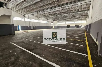 Galpão para alugar, 3800 m² por r$ 65.573,01/mês - jardim ocara - santo andré/sp