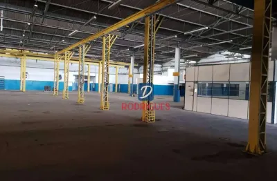 Galpão, 6813 m² - venda por r$ 19.000.000,00 ou aluguel por r$ 95.000,00/mês - canhema - diadema/sp