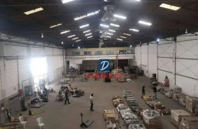 Galpão para alugar, 2200 m² por r$ 50.000,00/mês - piraporinha - diadema/sp