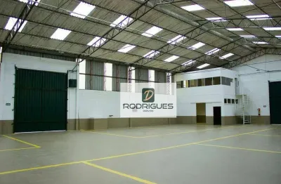 Galpão para alugar, 1350 m² por r$ 40.000,00/mês - rio grande - são bernardo do campo/sp