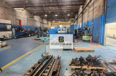 Galpão para alugar, 1800 m² por r$ 35.000,00/mês - campanário - diadema/sp