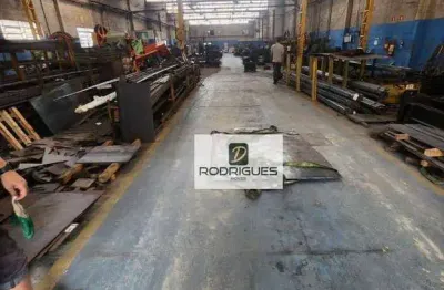 Galpão para alugar, 1800 m² por r$ 35.000,00/mês - campanário - diadema/sp