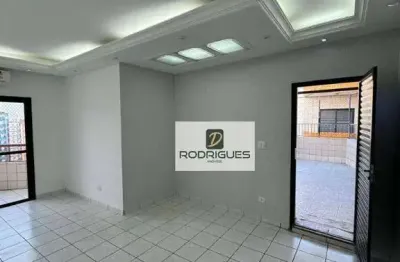 Cobertura com 2 dormitórios à venda, 121 m² por r$ 550.000,00 - vila assunção - praia grande/sp