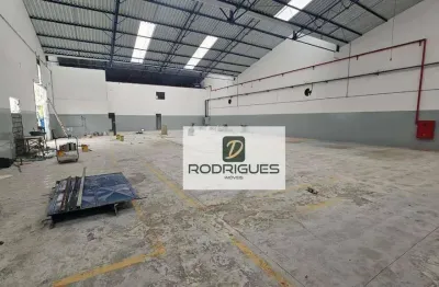 Galpão para alugar, 1074 m² por r$ 24.623,00/mês - vila conceição - diadema/sp