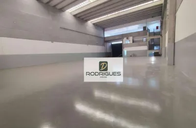 Galpão para alugar, 905 m² por r$ 28.000/mês - jardim portinari - diadema/sp